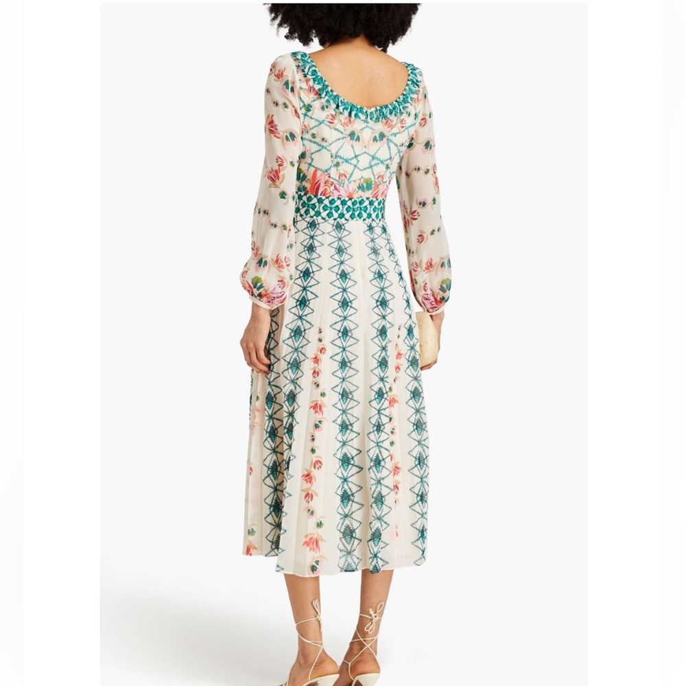 Saloni Denise Midi Dress Size UK 8 or US 4 - Picture 3 of 8